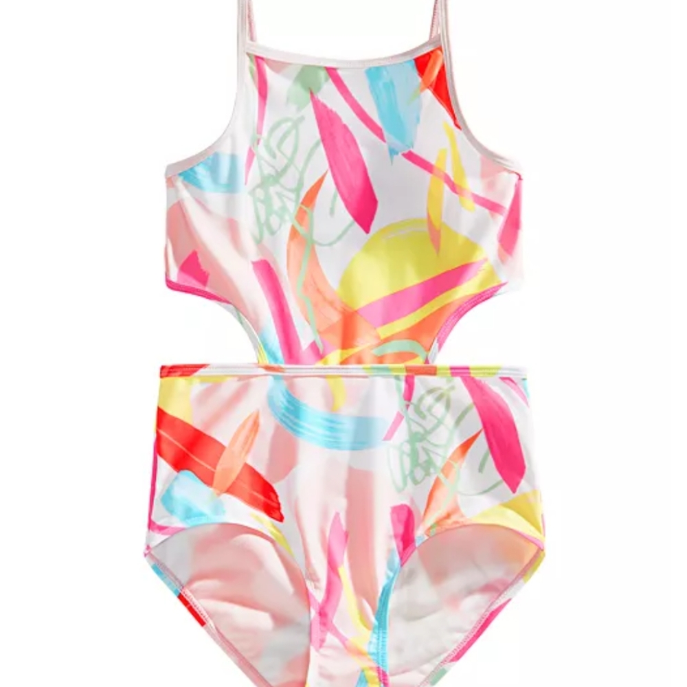 NWT Ideology Girls Bathing Suit 11/12
